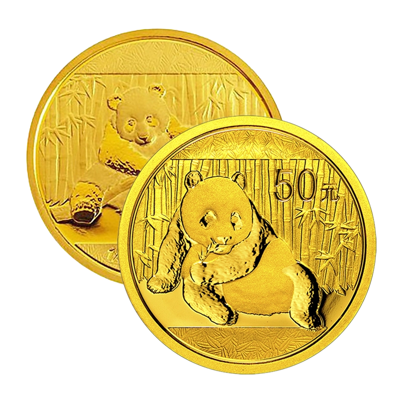 Panda (verschiedene Jahrgänge) - China 1/10 oz Goldmünze