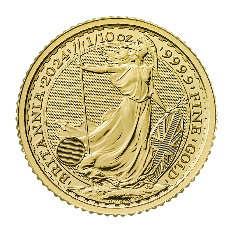 Britannia - United Kingdom 1/10 oz gold coin