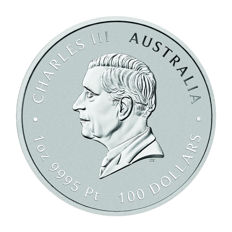 Lunar III "Goat" 2027 - Australia 1 oz platin coin