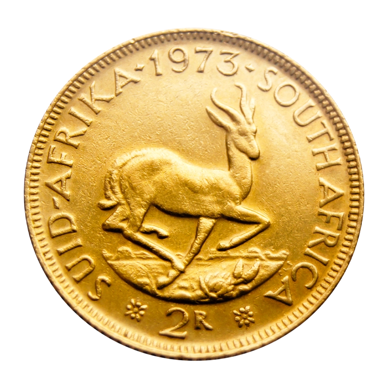 2 Rand - Goldmünze 7,32 g - Südafrika