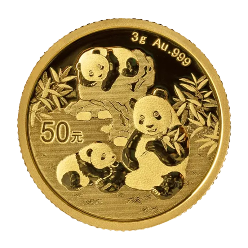 Panda 2025 - China 3 g gold coin