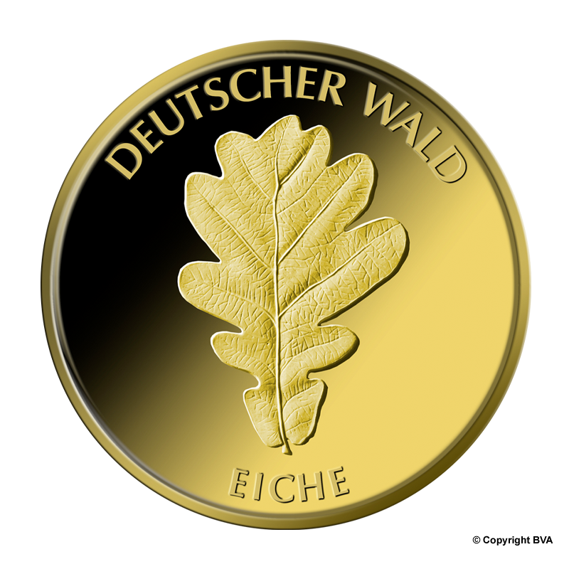 German Forrest: 20 Euro Gold (2010) "Euro-Eiche" 3,8875 g Gold