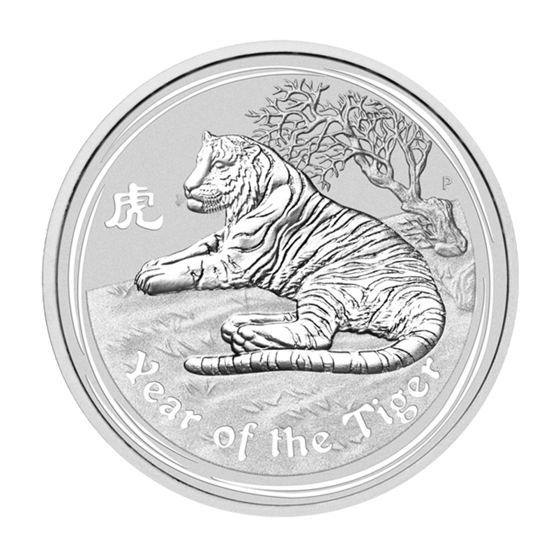 Lunar "Tiger" 2010 - Australien 500 g Silbermünze