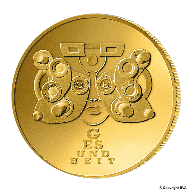 Deutsches Handwerk: "Gesundheit" 2025 F - Deutschland 50 Euro 1/4 oz Goldmünze