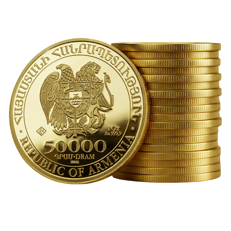 Noahs Ark 2026 - Armenia 1 oz gold coin 50.000 Dram