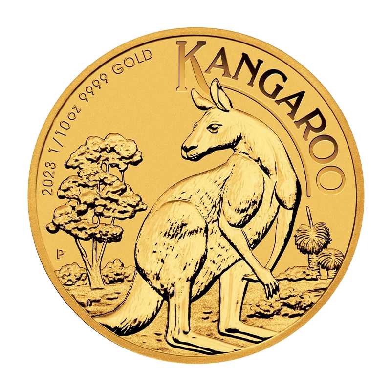 Kangaroo/Nugget - Australien 1/10 oz gold coin