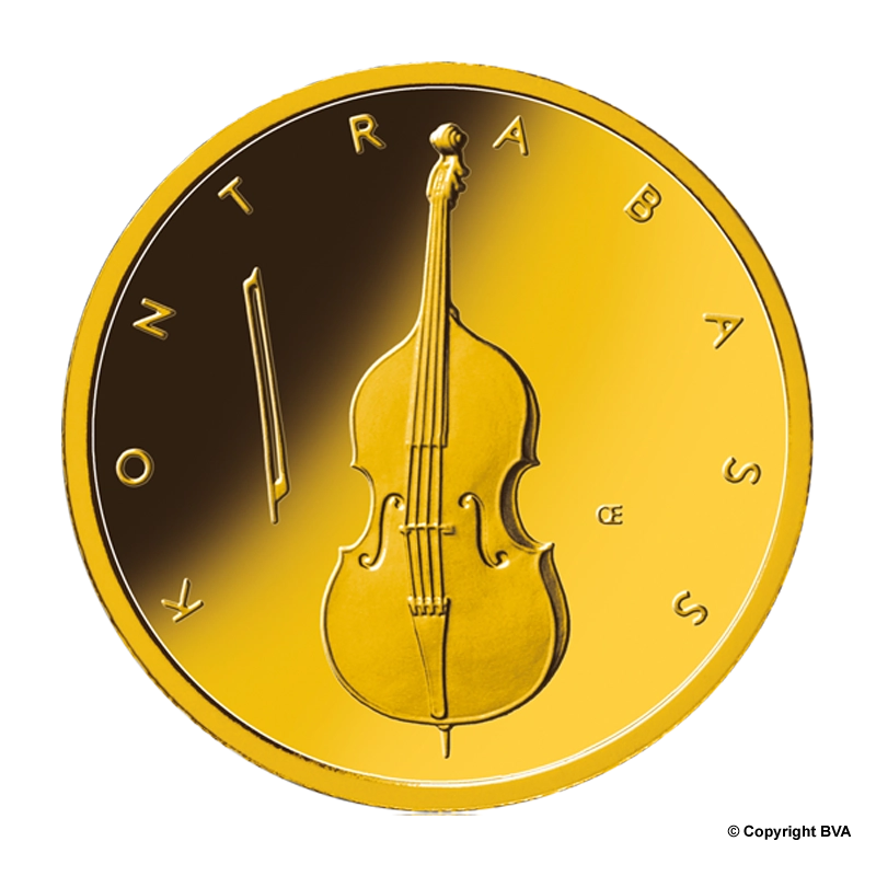 50 Euro gold coin "Contrabass" 2018 - Germany 1/4 oz gold coin