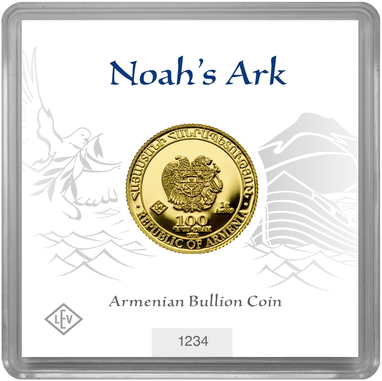 Arche Noah - Armenien 1 g Goldmünze - Diverse Jahrgänge