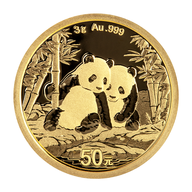 Panda 2026 - China 3 g gold coin
