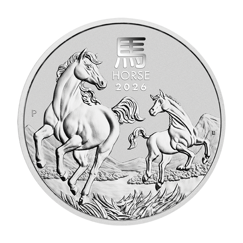 Lunar III "Horse" 2026 - Australia 1 oz silver coin regular tax
