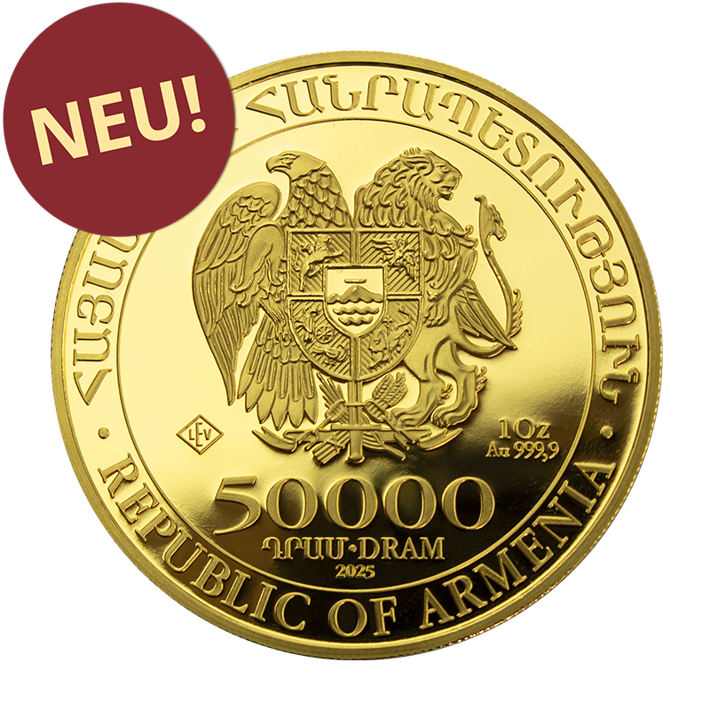 Noahs Ark 2025 Armenia 1 oz gold coin 50.000 Dram 1210160