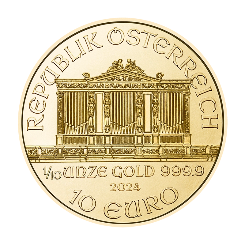 Vienna Philharmonic - Austria 1/10 oz gold coin | 1211036