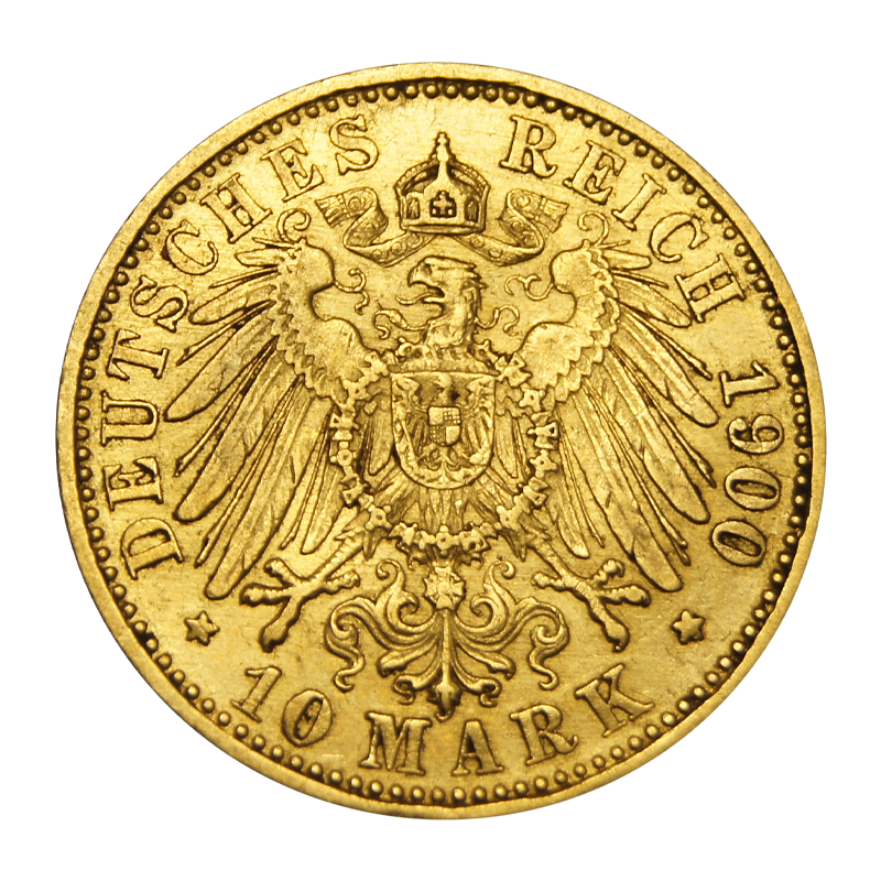 Goldmünze 10 Mark Wilhelm Ii Deutscher Kaiser König Von Preussen